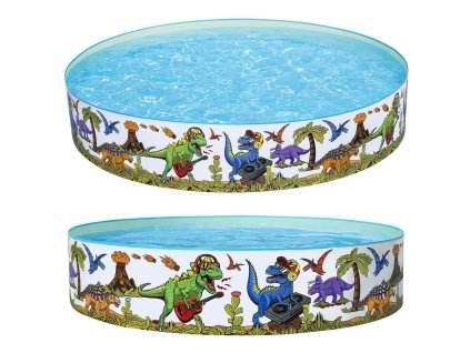 Dinoszauruszok kerti medence 244 x 46 cm Bestway 55001