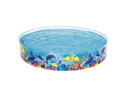 Bestway 55031 gyerek medence halacskákkal 244x46cm