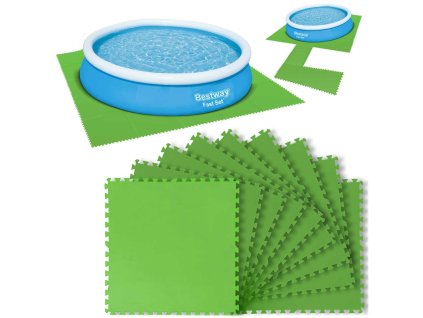 Puzzle medence alátét habszivacs 78 x 78 cm 9 db Bestway 58636