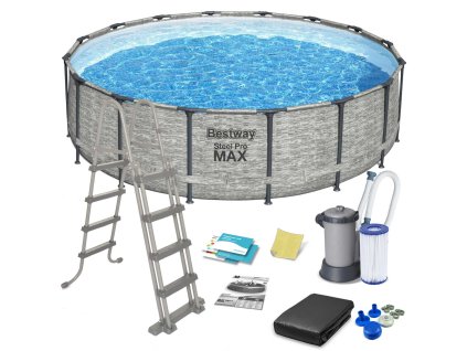 Kerti medence kerettel 488 x 122 cm 11v1 Bestway 5619E