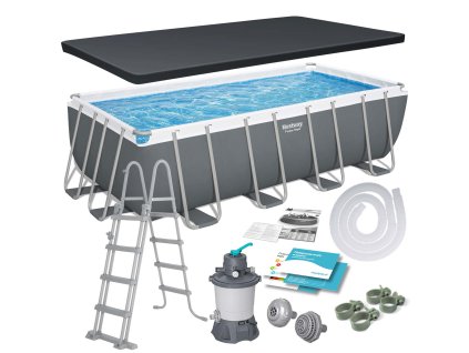Kerti keretes medence 488 x 244 x 122 cm 11 az 1-ben Bestway 56671N