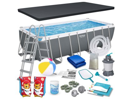 Kerti medence vázzal 488x244x122 cm 18 az 1-ben Bestway 56671N