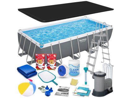 Kerti medence kerettel 549 x 274 x 122 cm 17 az 1-ben Bestway 56465