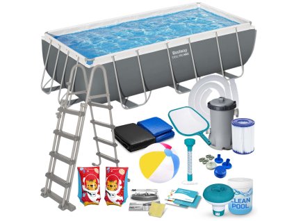 Kerti keretes medence 404 x 201 x 100 cm 18v1 Bestway 56441