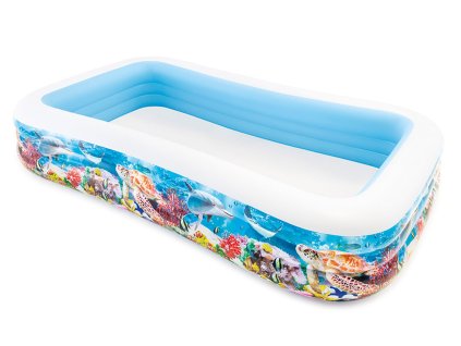Felfújható medence Halacskák 305 x 183 x 56 cm INTEX 58485
