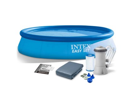 Csővázas kerti medence 366 x 76 cm 4 az 1-ben INTEX 28132