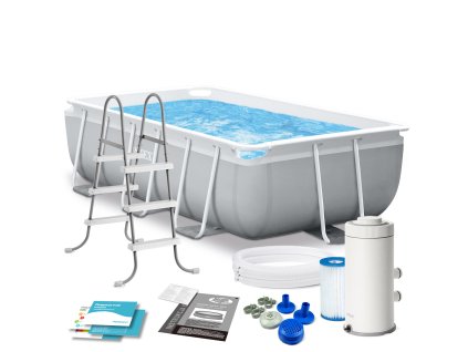 Prizma keretes kerti medence 300 x 175 x 80 cm 4 az 1-ben INTEX 26784