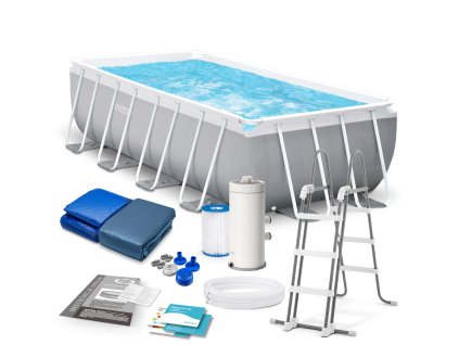 Prism Frame kerti medence 488 x 244 x 107 cm 6 az 1-ben INTEX 26792