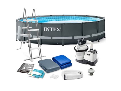 Kerti medence vázzal 732 x 132 cm 11 az 1-ben INTEX 26340