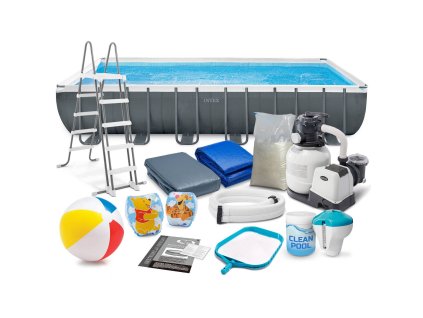 Kerti medence kerettel 732 x 366 x 132 cm 18az1-ben INTEX 26364