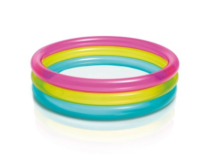 Felfújható medence Szivárvány 3 gyűrű 86 x 25 cm INTEX 57104