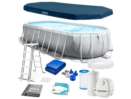 Kerti medence szerkezettel 610x305cm 6 az 1-ben INTEX 26798