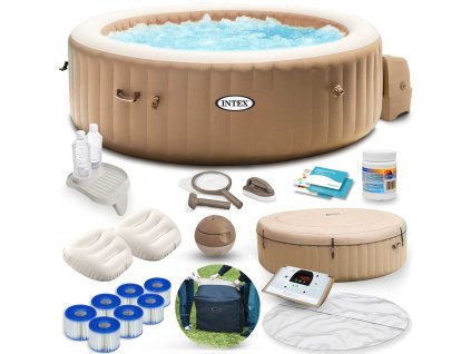 Felfújható hidromasszázs SPA 6 személyre készlet INTEX 28428