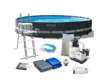 Kerti medence vázzal 610 x 122 cm 12 az 1-ben INTEX 26334