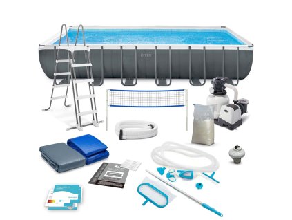 Kerti medence állvánnyal 732 x 366 x 132 cm 16az1-ben INTEX 26368