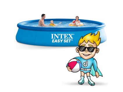 457 x 84 cm-es kerti medence 15 az 1-ben INTEX 28158 + INGYENES buborékgép