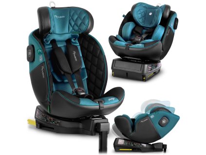Nukido Prestige Line fekete-kék autósülés 0-36 kg ISOFIX