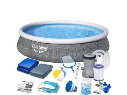 Önhordó kerti medence 396 x 84 cm 16 az 1-ben Bestway 57376