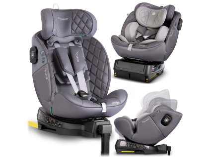 Nukido Prestige Line szürke autósülés 0-36 kg ISOFIX