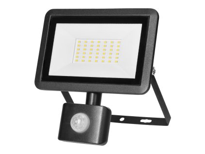 LED reflektor 30W PIR, 2400lm, IP44, 4000K