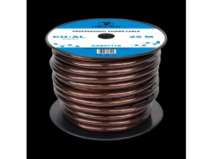 Autó kábel 12mm 25m CU+AI KAB0711A