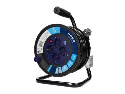 Hosszabbító kábel dobra 30m, 4 csatlakozó, hővédelem