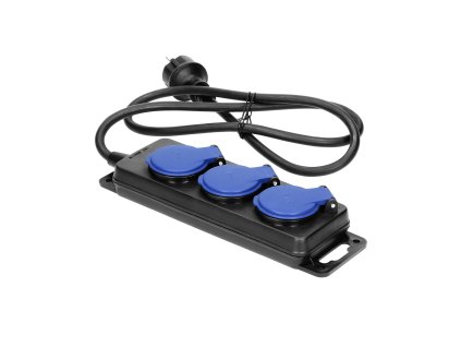 Ellenálló elosztósáv IP44, 3x 2P+E, 5m kábel