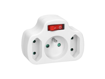 Elektromos osztó kapcsolóval, fehér