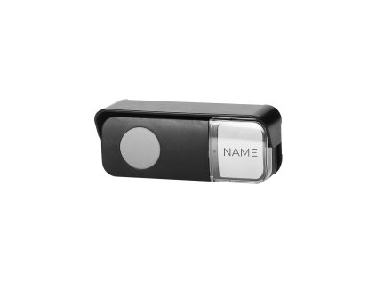 Vezeték nélküli csengőgomb, fekete