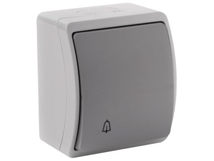 Falikapcsoló IP44, szürke grafit