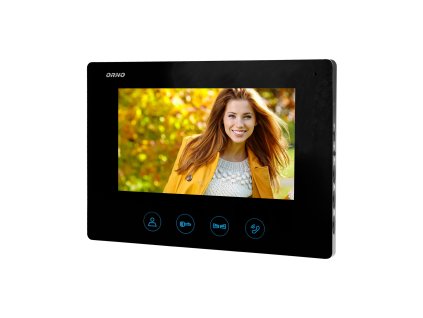 7" LCD videó monitor CERES kapuval, fekete