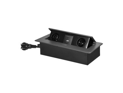 Fiókmodul USB töltéssel, grafit