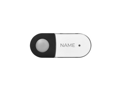 Akkumulátor nélküli fekete csengőgomb