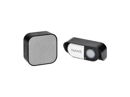 Vezeték nélküli ajtócsengő, 150m, fekete