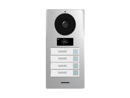 4K CCTV kaputelefon 4 lakás részére RFID-val