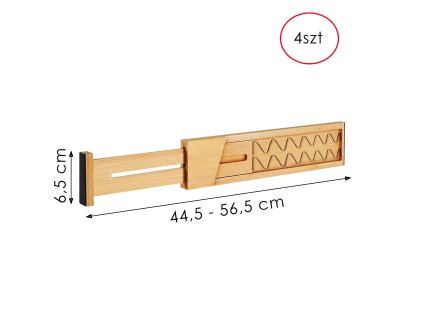 119081 ki0151 przekladki do szuflad 4szt M0
