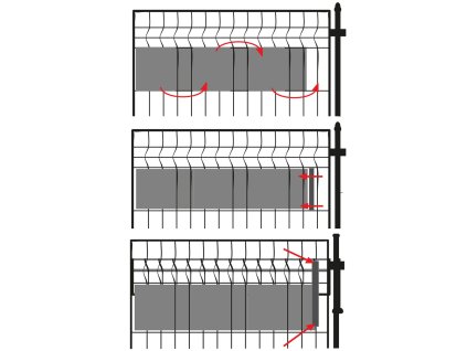 FN0001 GRAFITSZÍNŰ KERÍTÉSSZALAG 19CMX35M 450g/m2 20 KAPCSOLÓ