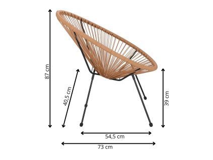 120898 gf0084 krzeslo ogrodowe 72 x 82 x 85 cm M0