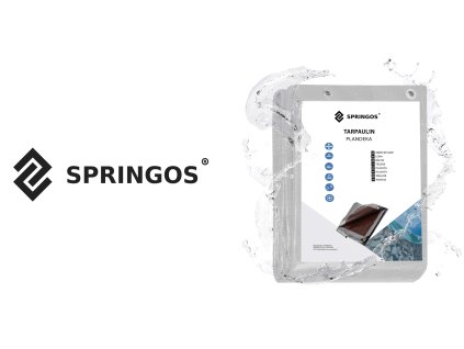 41726 ga2143 plandeka 4 x 6 m szaro brazowa M0