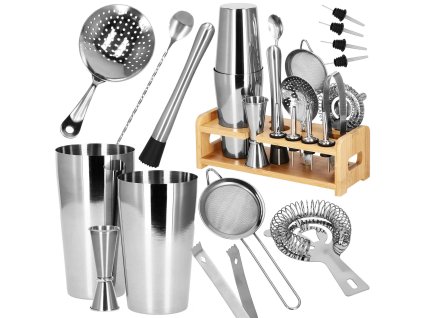 170627 ki0011 zestaw barmanski do drinkow shaker 600750 ml 14 elem M0