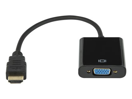 HDMI VGA adapter + 3,5 mm audio kábel
