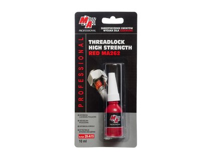 Tartós piros menetrögzítő ragasztó 10 ml