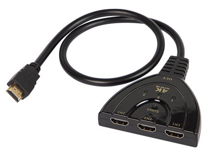 HDMI elosztó 3 portos adapter 4K