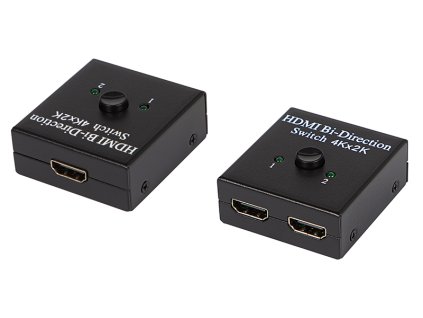 HDMI Kapcsoló 2x1 és Elosztó 1x2 4K
