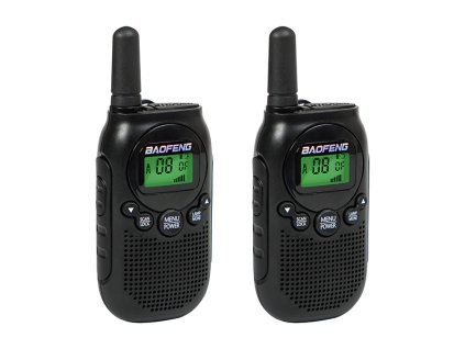 Kétirányú rádió PMR 2W fekete 2 db