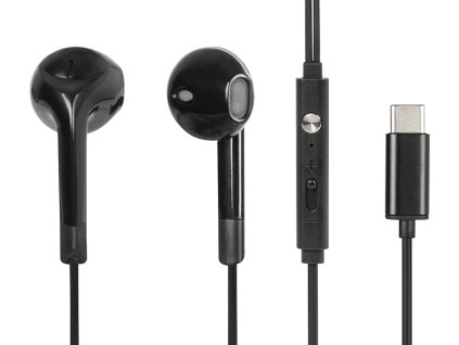USB-C fülhallgató B-17 fekete