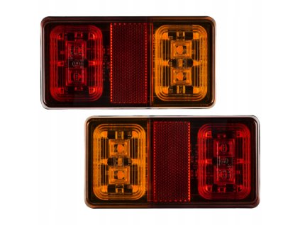 LED lámpák pótkocsihoz 12V, 16xLED, 2db