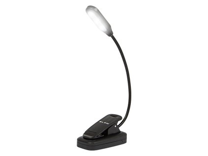 Fekete LED asztali lámpa csipesszel