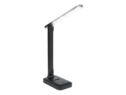 Fekete LED asztali lámpa rugalmas karral