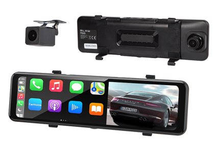 Felvevőkészülék BLACKBOX DVR F620 Carplay Android Auto BLOW Tükör + hátsó kamera